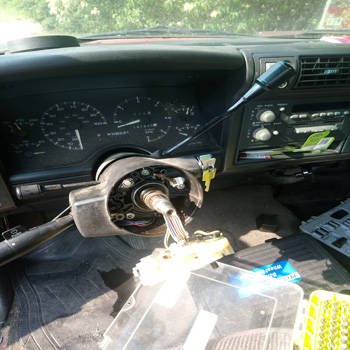 Ignition Switch Replacement 1989 Chevrolet Jimmy Before